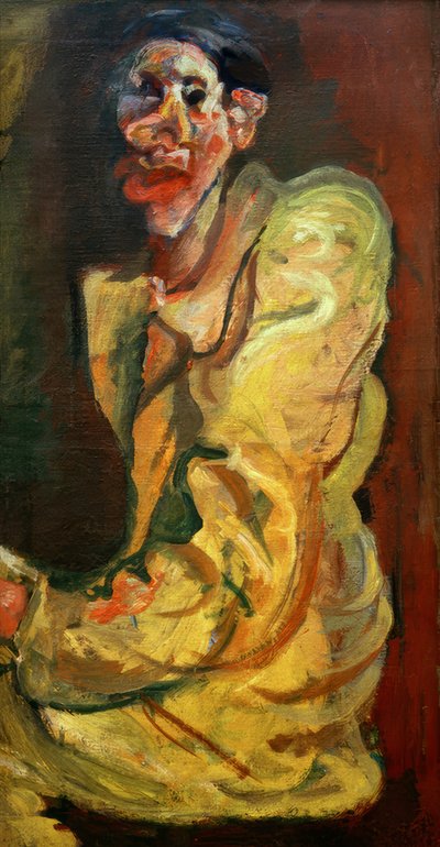 Ch. Soutine, Grotesque – Self-Portrait by Chaim Soutine